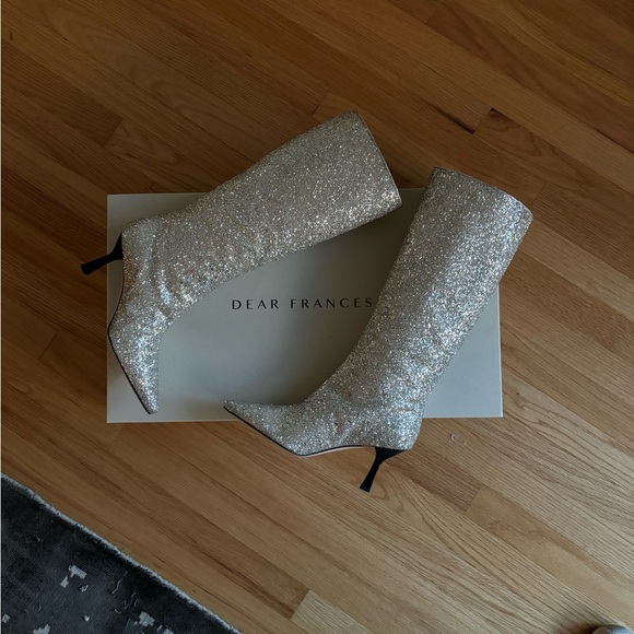DEAR FRANCES Ana Tall Boot in Shine (Glitter) 37 - NIB - Picture 14 of 16